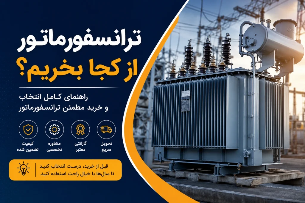 خرید ترانسفورماتور بدون دردسر؛ از انتخاب ظرفیت تا تحویل